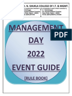 Management DAY 2022 Event Guide: (Rule Book)