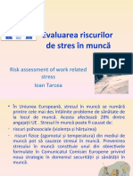 Evaluarea Riscurilor de Stres - Tarcea Ioan