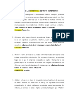 Casos Sobre Las Conductas de Trata de Personas