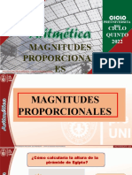 SEMANA 1 MAGNITUDES PROPORCIONALES Quinto 2022