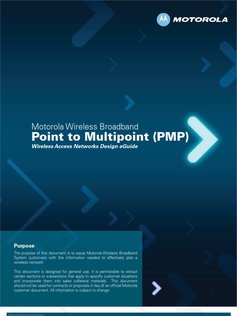 Point To Multipoint (PMP) : Motorola Wireless Broadband | PDF ...