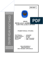 ANTROPOLOGI SOAL