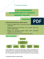 U Iii: Government Interventions TO Correct Market Failure: Learning Outcomes