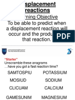 Metal Displacement Yr 8