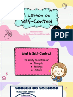 3-5 Self-Control Lesson 2021-2022