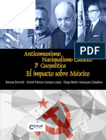 Anticomunismo, Nacionalismo Católico y Geopolítica. El Impacto sobre México 