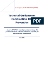 PEPFAR Technical Guidance on HIV Prevention