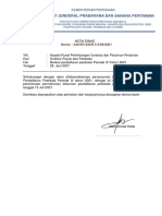Nota Dinas Dir Ke Kapus PPVTPP Penerimaan Berkas Terkahir P III 2021 Rev