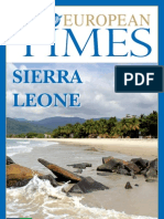 Sierra Leone Takes Centre Stage in The European Times Magazine