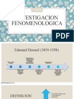 Investigacion Fenomenologica