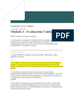 Módulo 1: Evaluación Unidad 1