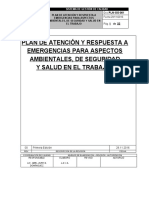 Plan de Respuesta A Emergencias