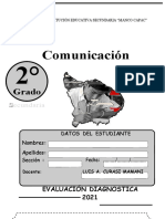 Evaluación Diagnostica 2° Grado