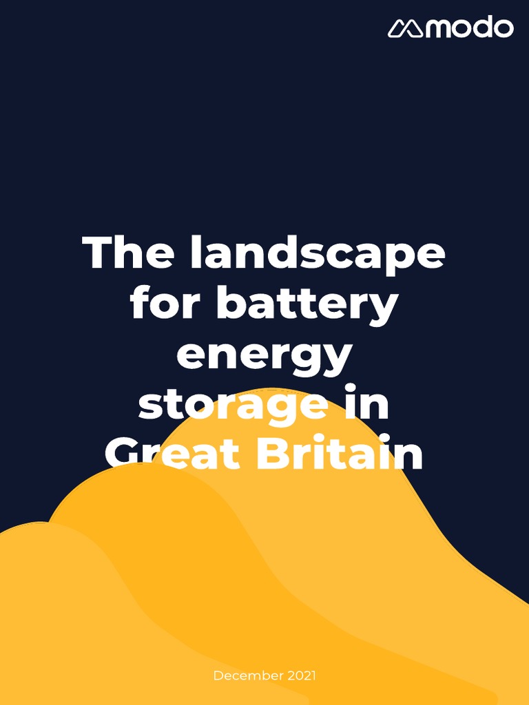 The Landscape For BESS in GB | PDF | Rechargeable Battery | Wind Power