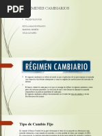Régimenes cambiarios