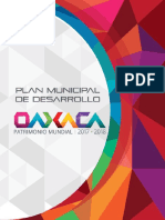 Plan Muncipal Oaxaca de Juarez 2017 2018