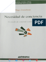 Zemelman Hugo - Necesidad de Conciencia_ Un Modo de Construir Conocimiento