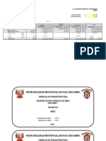 Informe Tecnico de Ejecucion de Mantenimiento Apaylla