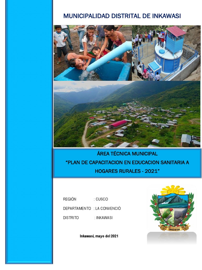 Plan de Capacitacion A Hogares Rurales en Educacion Sanitaria 2021 ...