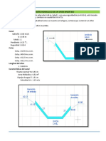 Diseño hidráulico de un sifón invertido en canal trapezoidal