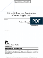 Supply: Siting, Drilling, and Construction Water Wells