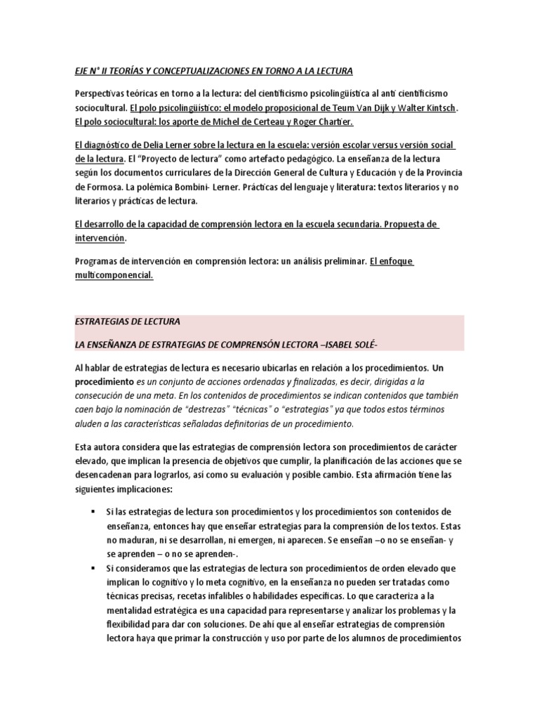 Unidad Ii | PDF | Comprensión lectora | Aprendizaje