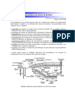 Aplicações múltiplas de geossintéticos em aterros de resíduos