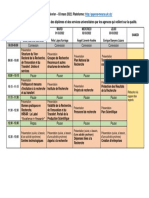 Agenda de la mission 3.3. du 28.02-03.03.2022