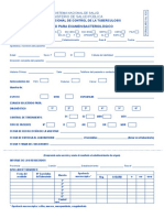 Formato Examen Bacteriologico 2022