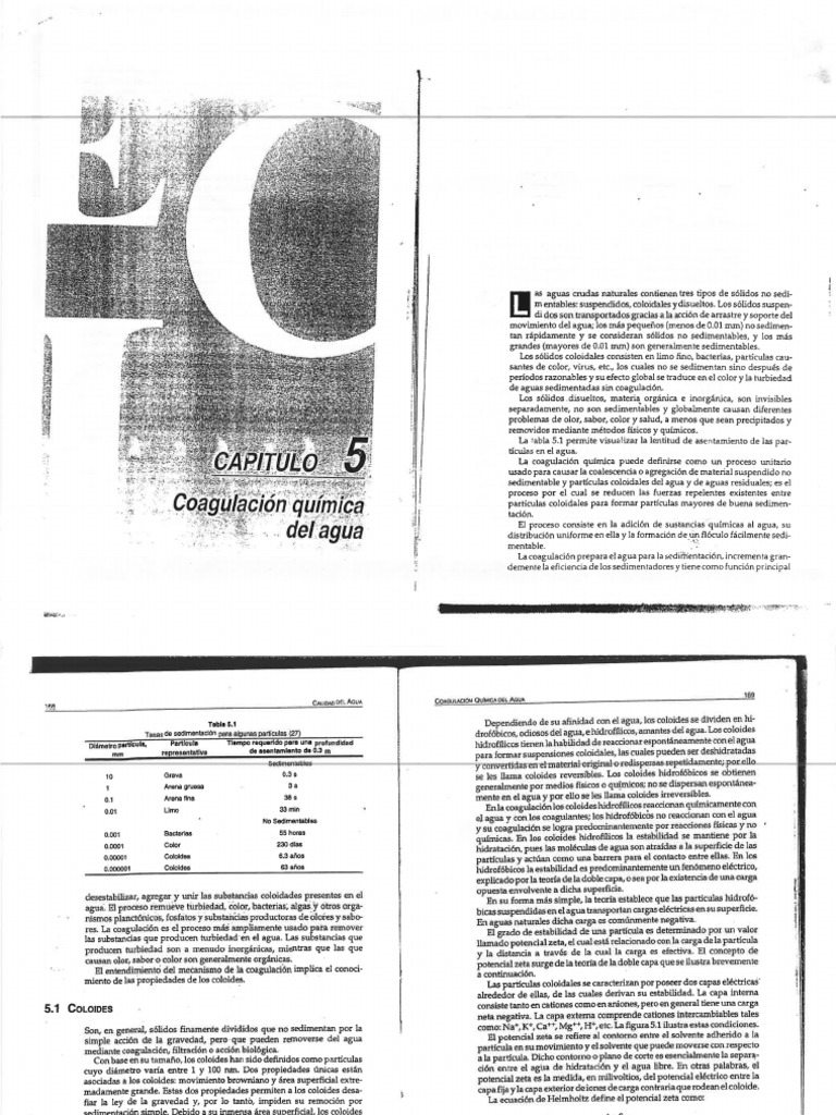 Cap 5 - 8 CALIDAD DEL AGUA Jairo Romeo Rojas | PDF