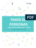 TRATA de PERSONAS Analisis de Datos 2017 2020