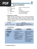 SESIÓN DE APRENDIZAJE CON INTEGRACIÓN TIC