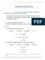 CG-Sem3-Problemas Resueltos de Movimiento de Proyectiles. Caída Libre y Movimiento Parabólico-1 PDF