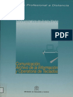 Libro Completo de Comunicación, Archivo de La Información y Operatoria de Teclados