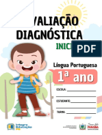 1º Ano - Avaliação Diagnóstica Inicial - Português