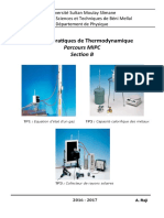 Poly. TP Thermodynamique