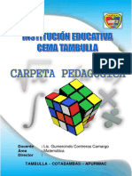 Carpeta Pedagógica 2022 - MATEMATICA