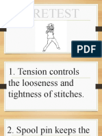 Upper Parts of Sewing Machine