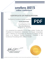 certificado 2015 - Participação