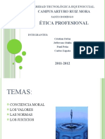 EXPOSICION ÉTICA PROFESIONAL