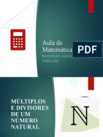 Vi Fase Múltiplos e Divisores de Um Número Natural