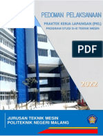 Pedoman Pelaksanaan PKL D3 Tahun 2022