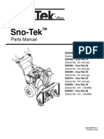 Ariens SnoTek Parts Manual