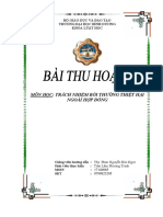 Tran Lam Phuong Trinh - Trach Nhiem Boi Thuong Thiet Hai Ngoai Hop Dong - BS