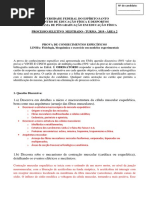 Prova e Chave de Respostas - Area 2 - Fisiologia Bioquimica e Exercicio 0