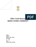 Basic Avsec Handout-Hindi