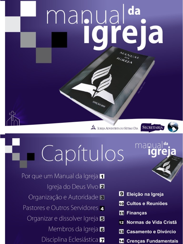 Manual Da Igreja Adventista Do Sétimo Dia Versão 2010 PDF
