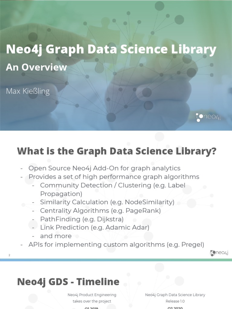 Neo4j Graph Data Science Library An Overview PDF Information