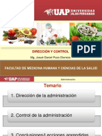 Dirección Y Control: Facultad de Medicina Humana Y Ciencias de La Salud