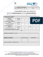 FGPR - 560 - 06 - Informe de Desempeño Final Del Proyecto